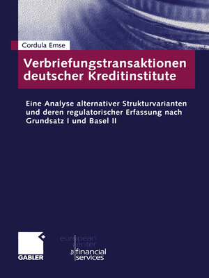 cover image of Verbriefungstransaktionen deutscher Kreditinstitute